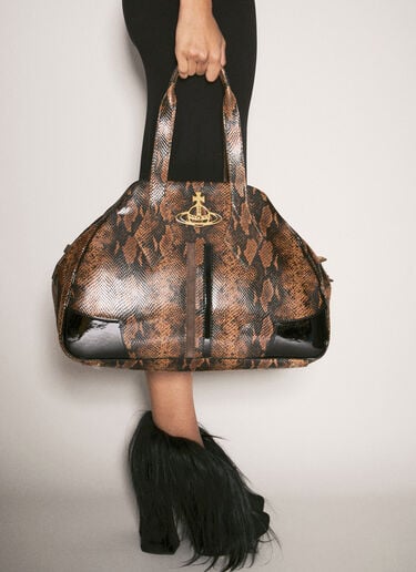 Vivienne Westwood Large Yasmin Handbag Brown vvw0258009