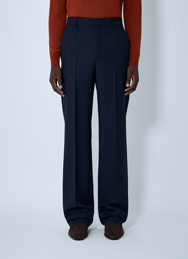 Tailored Wool Pants Saint Laurent Tailored Wool Pants Navy sla0162022