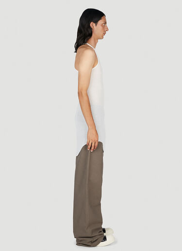 Rick Owens Basic Rib Tank Top White ric0153014