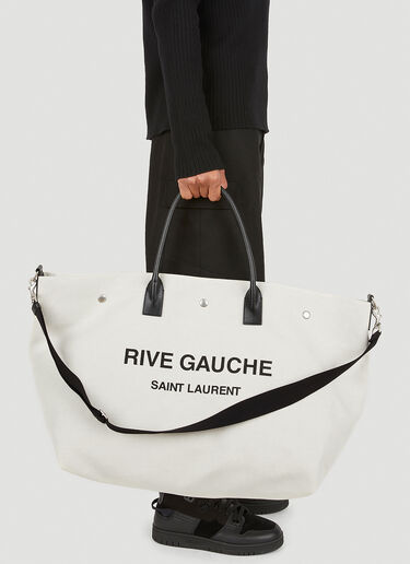 Saint Laurent 리브 고슈 맥시 토트백 화이트 sla0147058