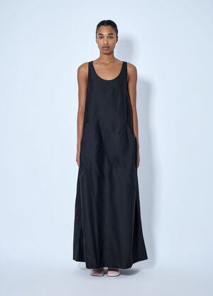 Dries Van Noten Drazero Wool and Silk-Blend Maxi Dress Black dvn0264026