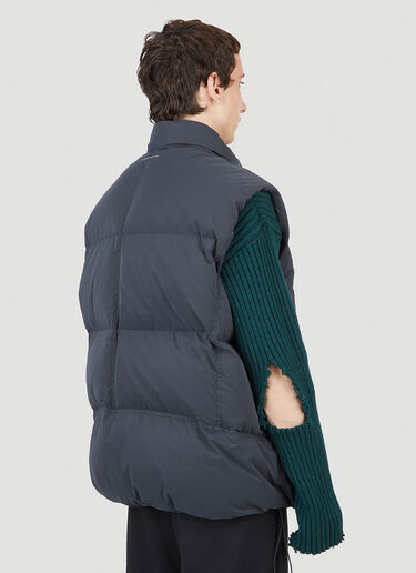 MM6 Maison Margiela Puffer Gilet Jacket Black mmm0151005