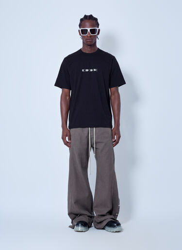 LN-CC® - Rick Owens DRKSHDW: Wide Pusher Pants - Grey Rick Owens DRKSHDW Wide Pusher Pants Grey drk0166010