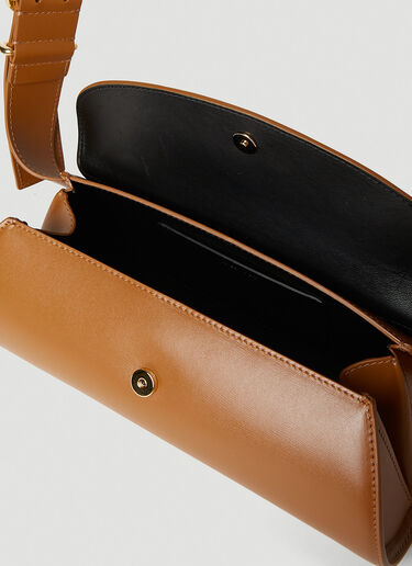 Jil Sander Cannolo 小号单肩包 棕色 jil0251019