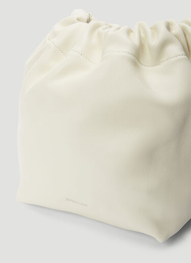 Jil Sander Small Drawstring Shoulder Bag Natural jil0243034