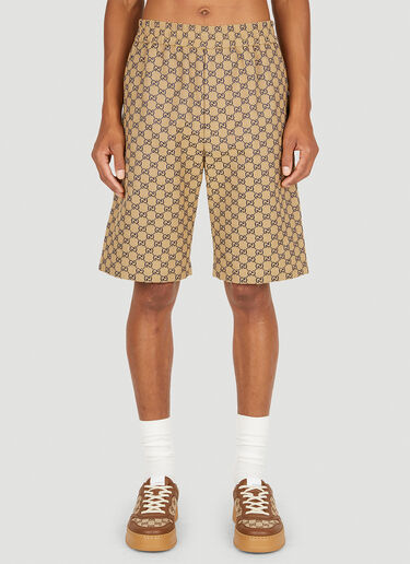 Gucci GG Jacquard Shorts Beige guc0150084