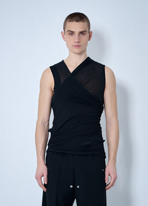 Rick Owens Asymmetric Top Black ric0160001