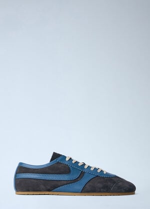 Dries Van Noten Suede Trimmed Sneakers Grey dvn0163027