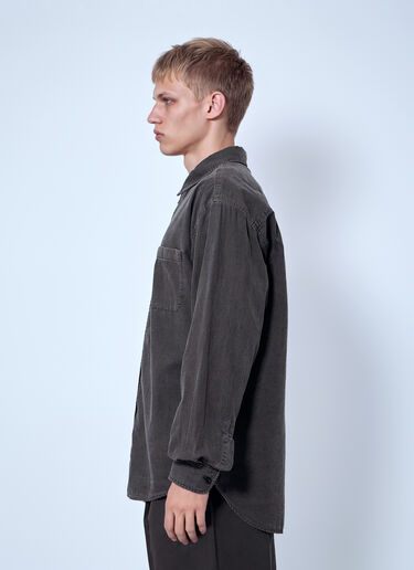 LN-CC® - The Row: Sadel Shirt - Grey The Row Sadel Shirt Grey row0166006