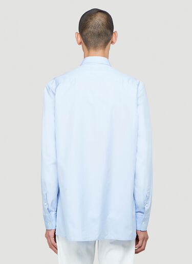 Maison Margiela Punched Hole Shirt Blue mla0141004