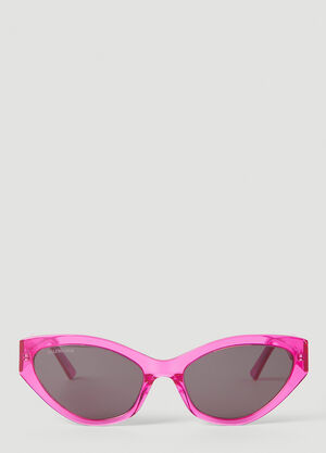 Balenciaga Flat Cat Eye Sunglasses Pink bcs0253003