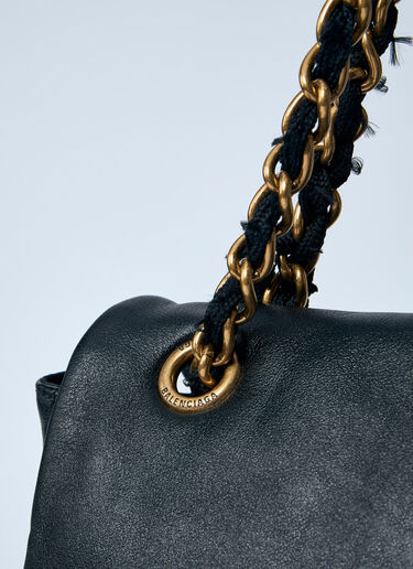 Balenciaga Modu Flap Shoulder Bag Black bal0259021