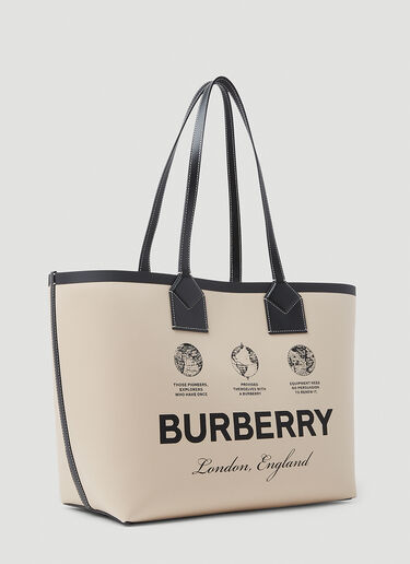 Burberry Large London Tote Bag Beige bur0253069