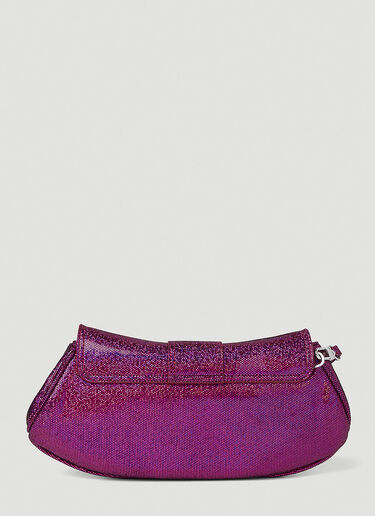 BY FAR Glami Disco Dot Clutch Bag Purple byf0251001