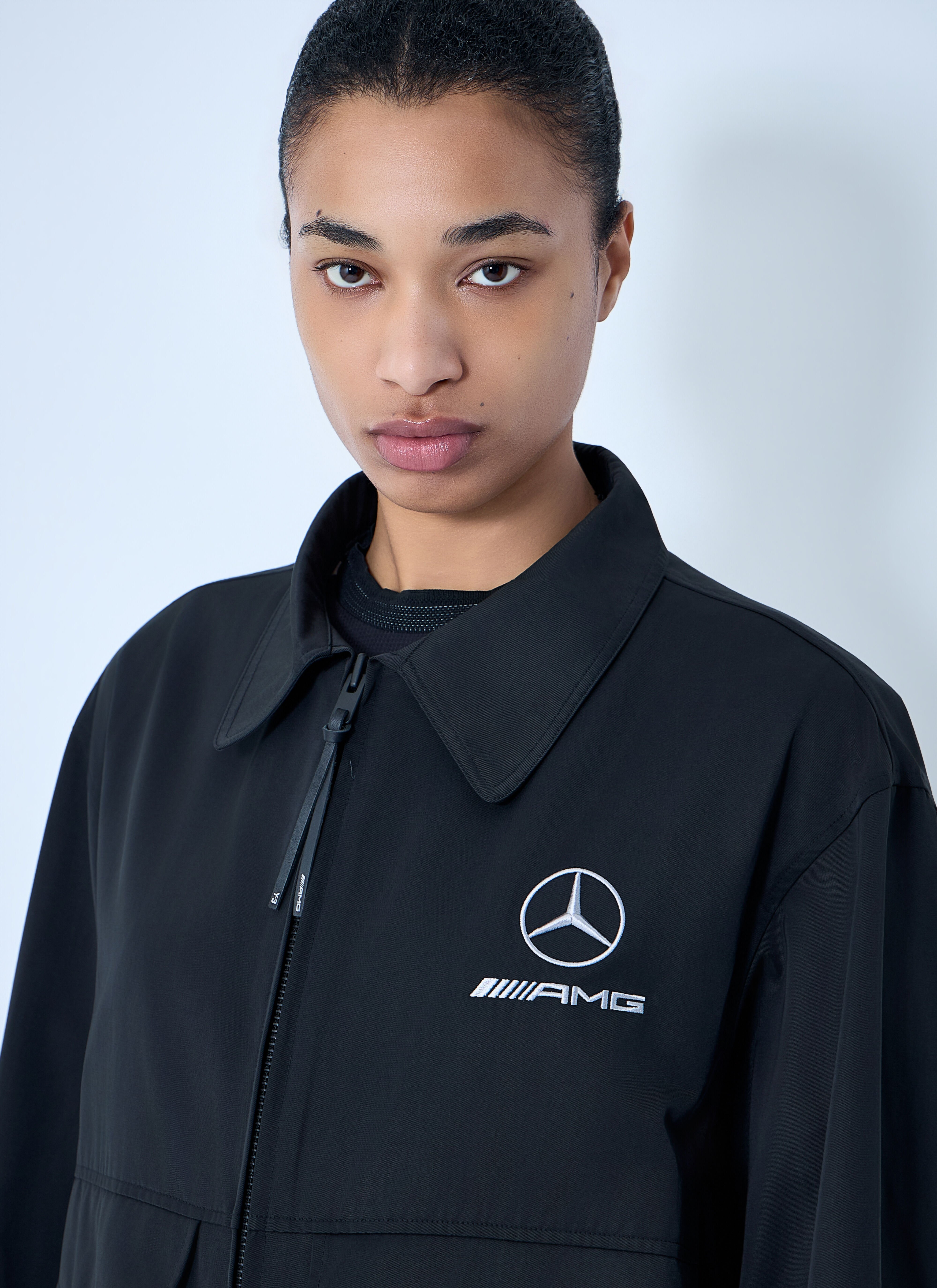 Y-3 MERCEDES レディース テクニカルジップジャケット の 黒 | LN-CC®
