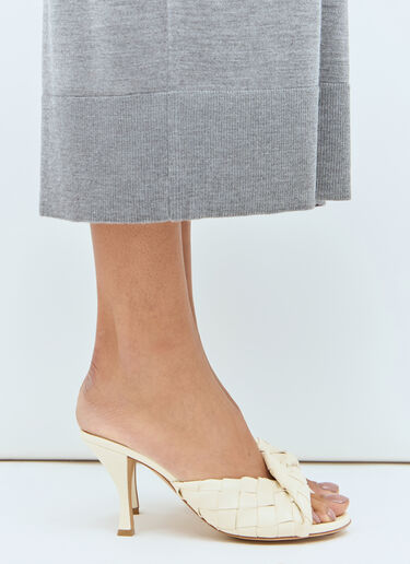 Bottega Veneta Blink Heeled Mules Cream bov0257021