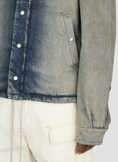 Faded Denim Jacket Rick Owens DRKSHDW Faded Denim Jacket Navy drk0152003