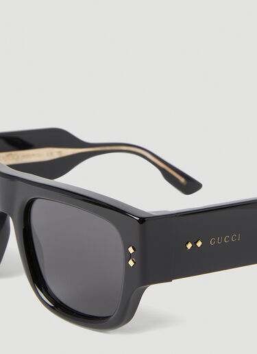 Gucci 方形太阳镜 黑 guc0152272