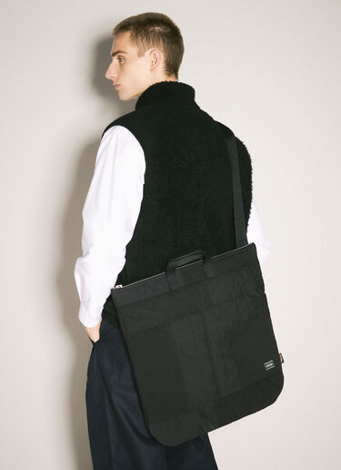 Comme des Garçons Homme 로고 패치 토트백  블랙 cdh0158006