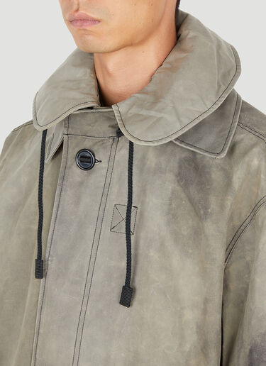 Applied Art Forms Modular Parka Coat Grey aaf0150001