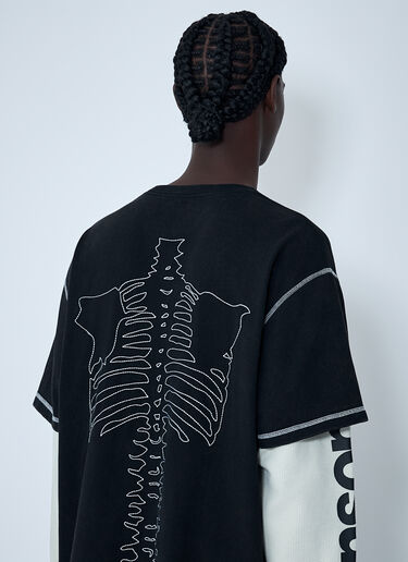 Vanson Bones Waffle T-Shirt Awake NY Vanson Bones Waffle T-Shirt Black awa0162010