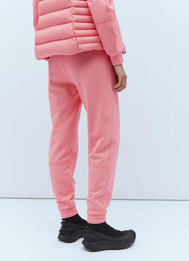 Moncler Embossed Logo Track Pants Pink mon0255036