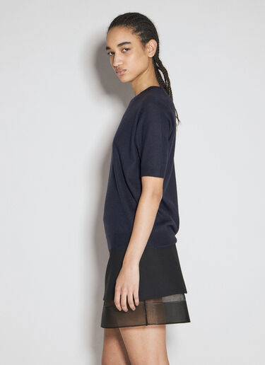 Prada Cashmere Top Navy pra0256002