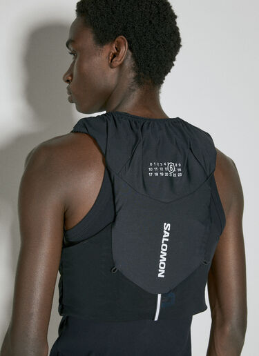 Logo Applique Lycra Gilet MM6 Maison Margiela x Salomon Logo Applique Lycra Gilet Black mms0354002