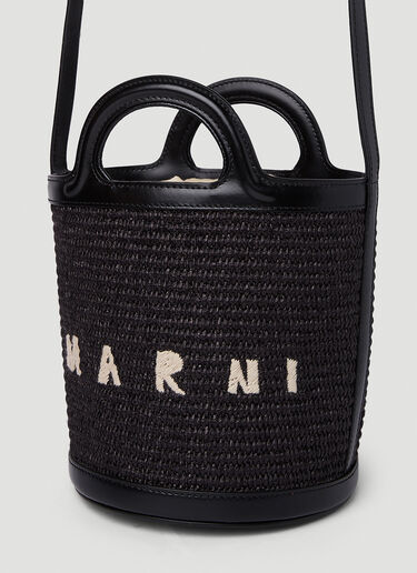 Marni Tropicalia Mini Bucket Shoulder Bag Black mni0251049