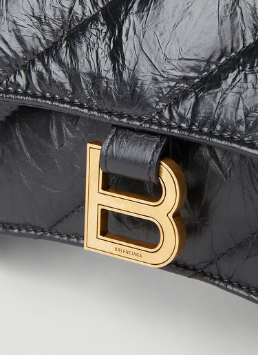Balenciaga Crush Chain Small Shoulder Bag Black bal0252023