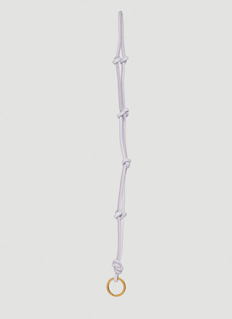 Jacquemus Knot Keyring Brown jac0254090