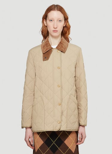 Burberry Cotswold Quilted Jacket Beige bur0243004