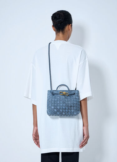 LN-CC® - Bottega Veneta: Small Andiamo Handbag - Blue Bottega Veneta Small Andiamo Handbag Blue bov0264010