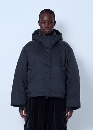 Y-3 Hooded Puffer Jacket Black yyy0265007