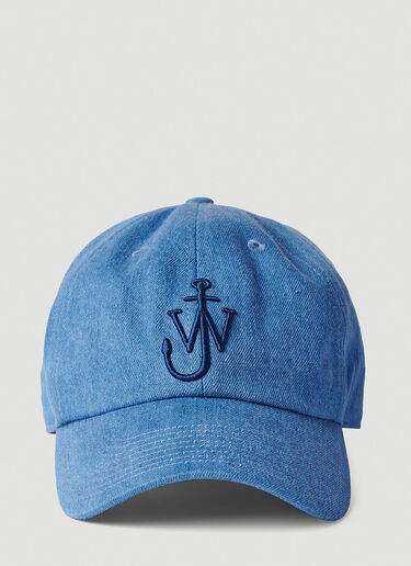 JW Anderson Anchor Patch Baseball Cap Blue jwa0351015