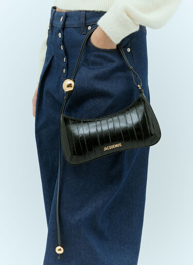Jacquemus Le Bisou Perle 单肩包 黑色 jac0256068