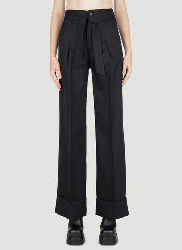 Capasa Milano Pinstripe Pants Black cps0250010