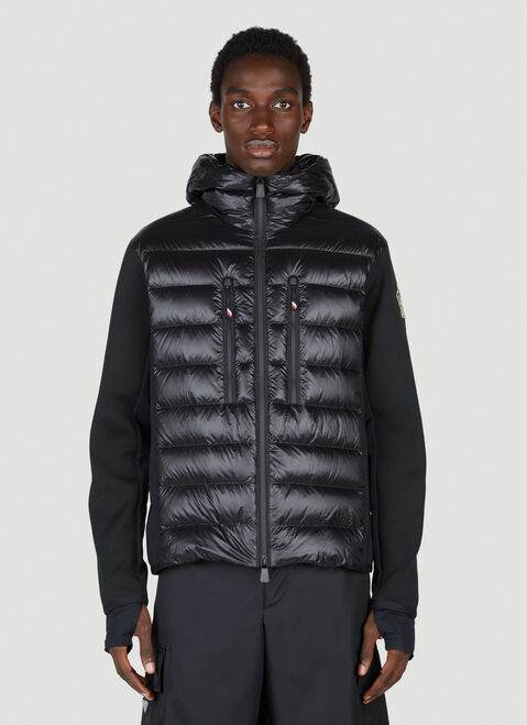 Moncler Grenoble 中わた入りフード付きダウンジャケット レッド mog0153013
