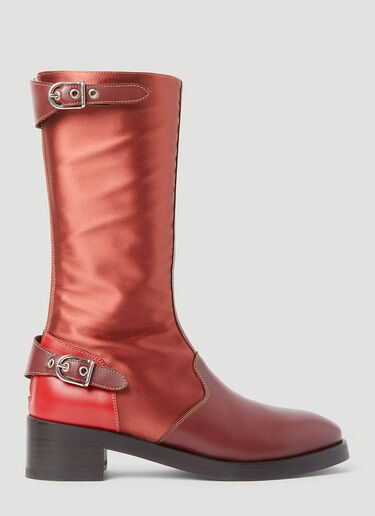 Durazzi Milano Buckle Boots Red drz0252017