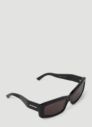 Oversized Rectangle Sunglasses Balenciaga Oversized Rectangle Sunglasses Black bal0152089