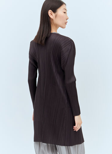 Pleats Please Issey Miyake Monthly Colors: April 长款开衫 黑色 plp0257006