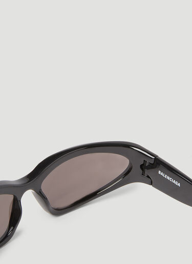 Balenciaga Swift Oval Sunglasses Black bcs0353003