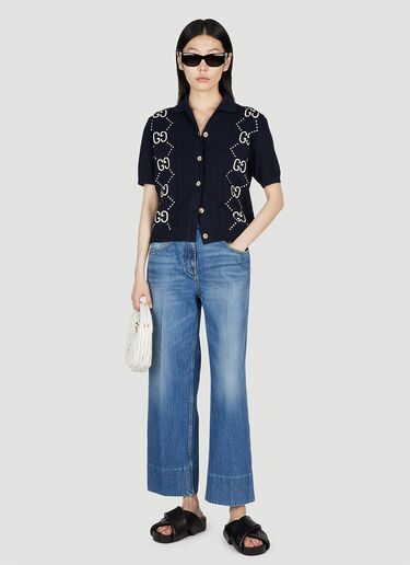 폴로 카디건 Gucci 폴로 카디건 블루 guc0253020