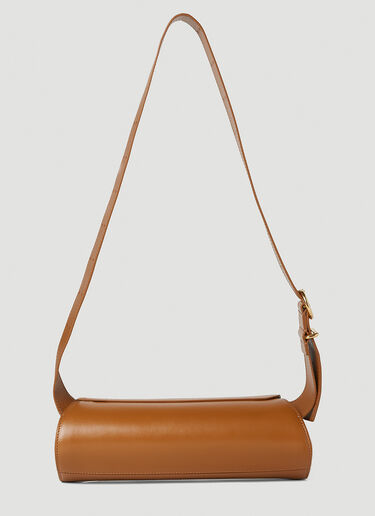 Jil Sander Cannolo 小号单肩包 棕色 jil0251019