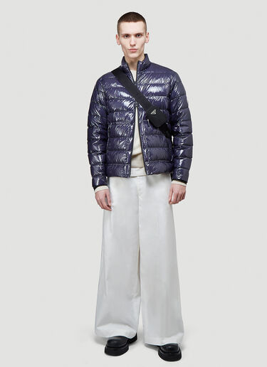 2 Moncler 1952 Sportivo Wide-Leg Pants White mnt0144006