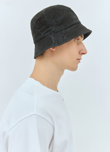 Prada Cotton Bucket Hat Black pra0159040