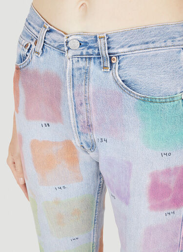 Collina Strada x Levi's Paint Swatch Jeans Blue cst0248013