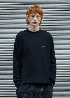 Massimo Osti Studio Logo Sweatshirt Black mao0158040