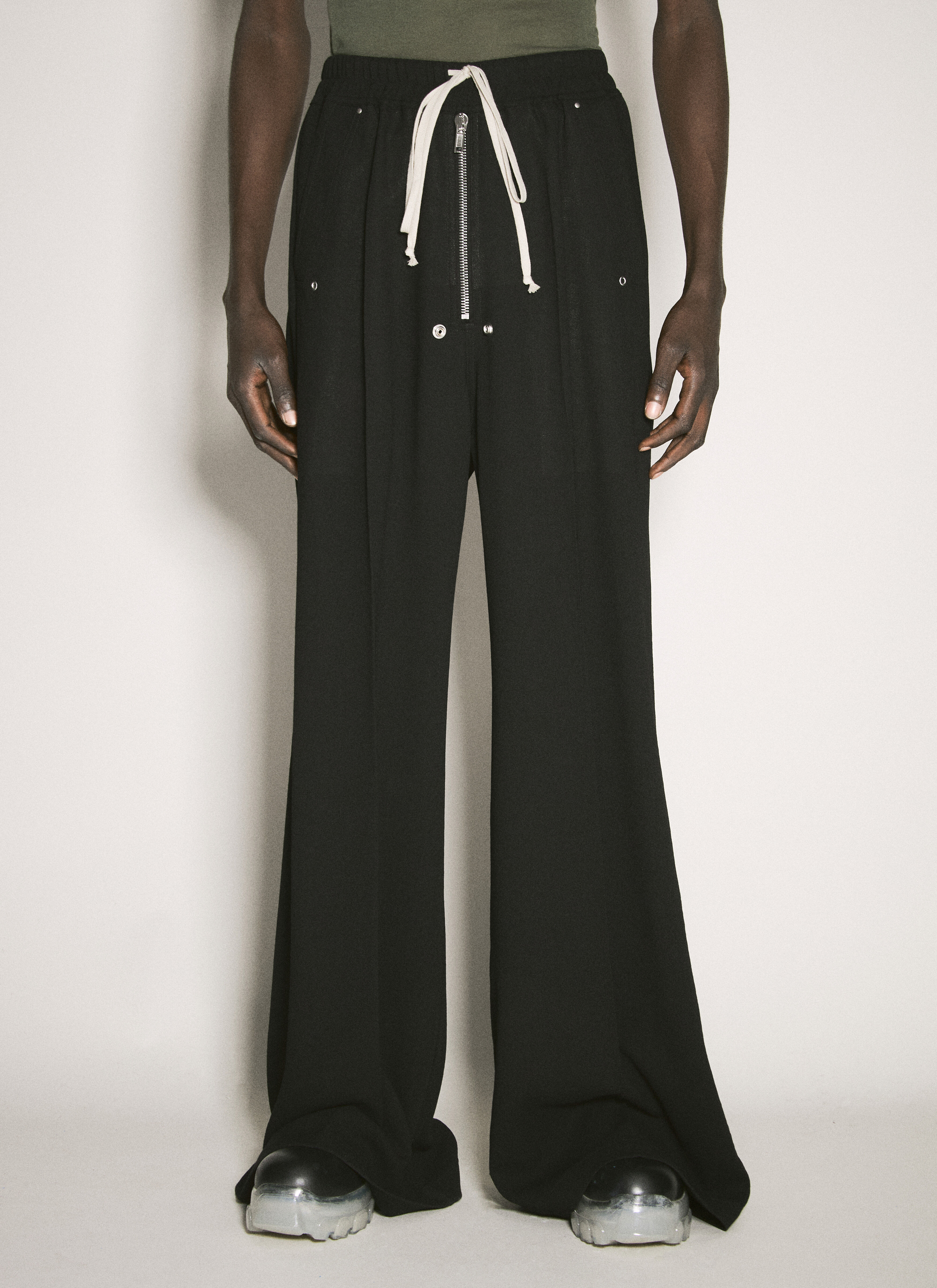 Rick Owens Men s Wide Bella Pants in Black LN CC