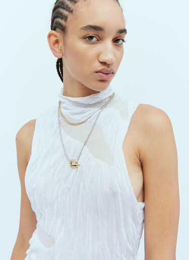 Tom Wood Robin Chain Duo Necklace Silver tmw0353023